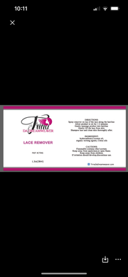 Lace remover fast acting