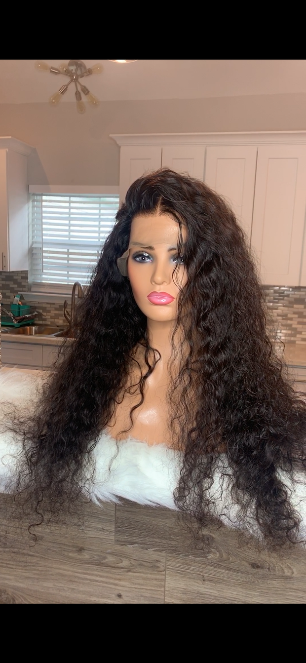 24 inch 150% density Deep Body Wave lace front wig!!