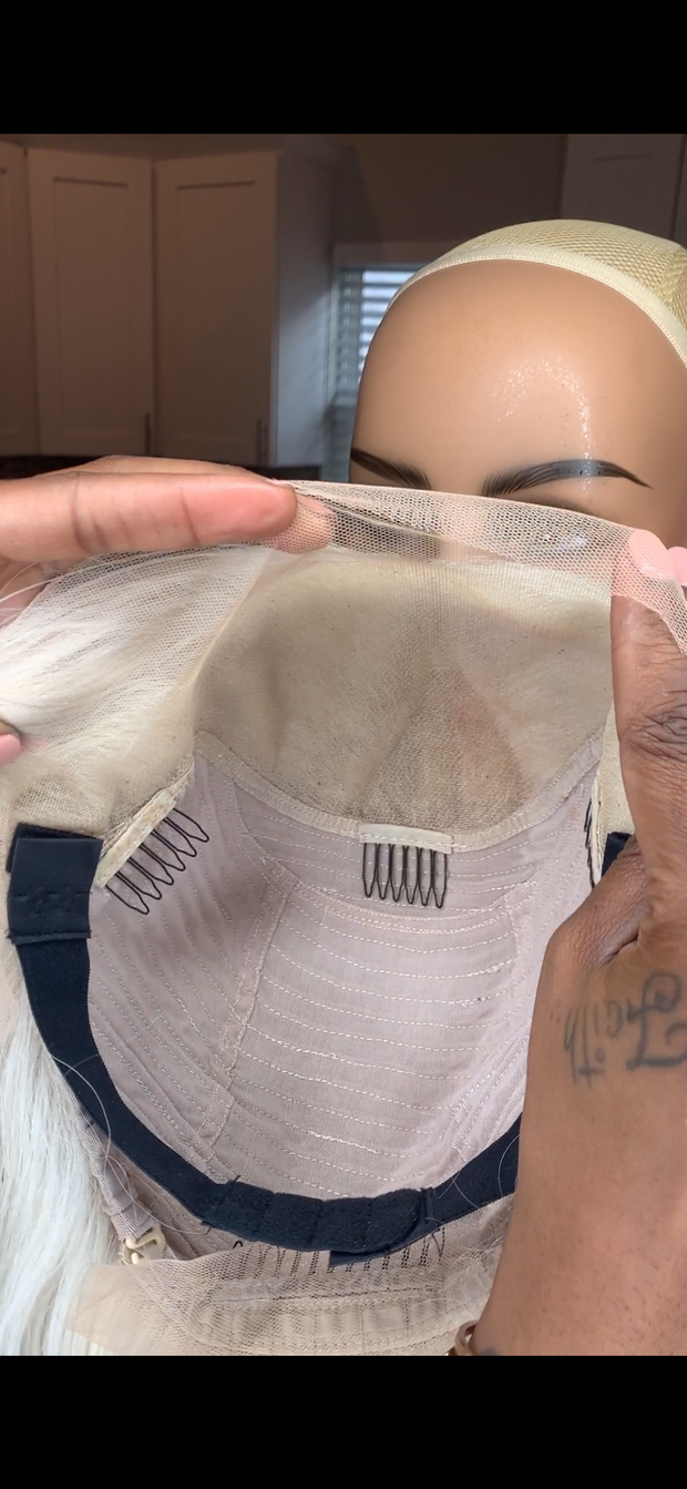 24 inch 150% density Deep Body Wave lace front wig!!