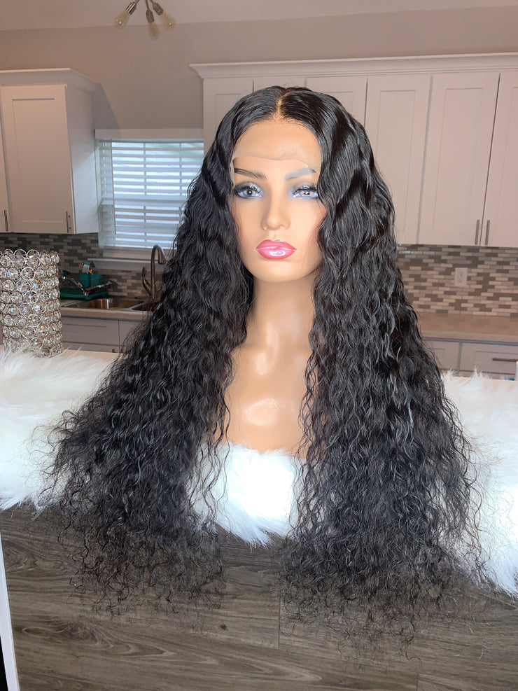 24 inch 150% density Deep Body Wave lace front wig!!
